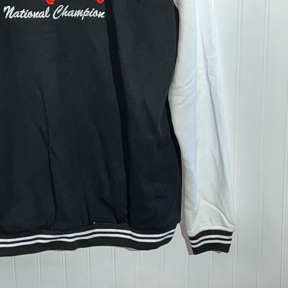 American All Star National Champion Jacket Men’s Adult Large Black /White/Red - Picture 9 of 11